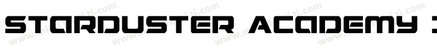 Starduster Academy I字体转换